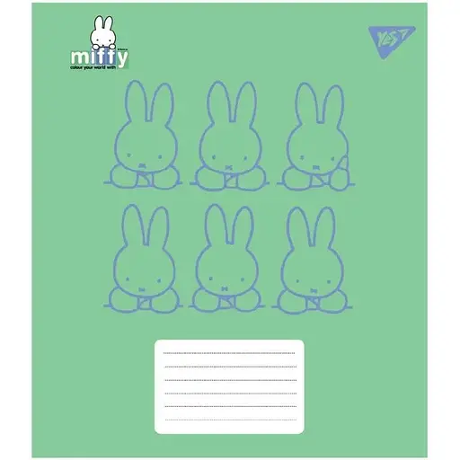 Зошит учнівський "Miffy Bunny" Yes 767620 18 аркушів - фото 1