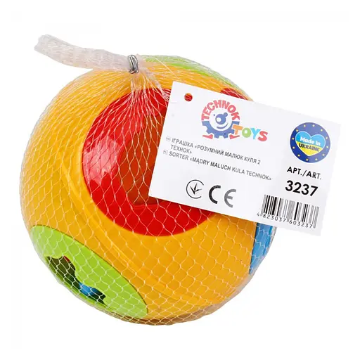 Развивающая игрушка куб "Умный малыш" Шар №2 ТехноК 3237TXK 7 фигурок - фото 3