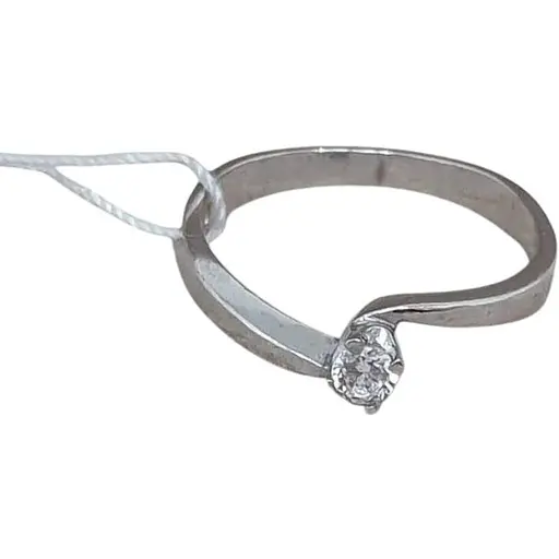Серебряное кольцо Агни Прима с фианитом. 1502/9р 16,5
