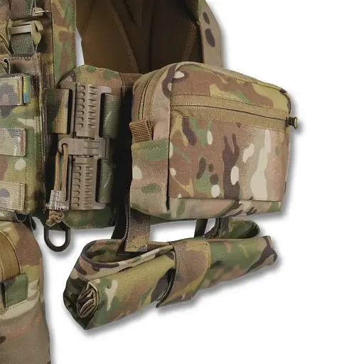 Плитоноска Kiborg GU gen.2 + 6 подсумков MultiCam (1000-k45003) - фото 6