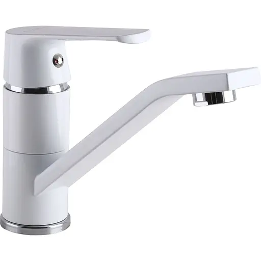 Смеситель для раковины Globus Lux Laguna GLA-0203MQ-7-WHITE - фото 1