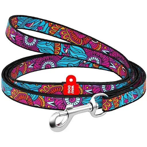 Повідець для собак Waudog Nylon нейлоновий, малюнок "Літо"
