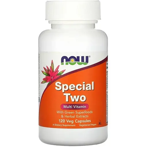 Вітаміни та мінерали NOW Special Two Multi, 120 вегакапсул