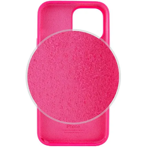 Чохол Epik Silicone Case Full Protective AA для Apple iPhone 15, 6.1 Рожевий/Barbie pink - фото 3