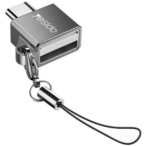 OTG перехідник Yesido GS08 Type-C to USB 3.0 метал