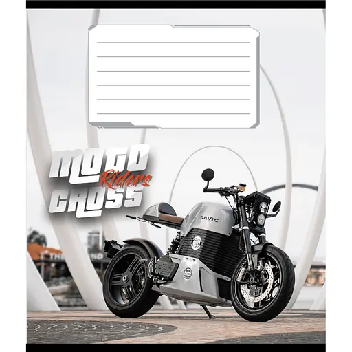 Зошит загальний "Мото" Leader 048-600216L-1 в лінію, 48 аркушів - фото 1