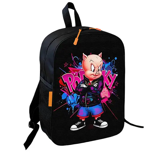 Рюкзак школьный детский Поросенок Порки Пиг 36х27 см подростковый для мальчика, девочки (4025)