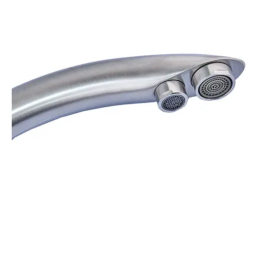 Змішувач для кухні на дві води Champion SUS-021 нержавіюча сталь CH0330 Нержавіюча сталь - фото 3