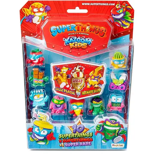 Игровой набор SuperThings серии Kazoom Kids S1 Крутая десятка