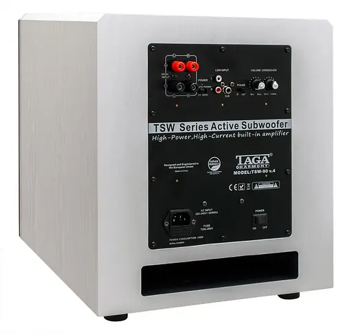 Сабвуфер TAGA Harmony TSW-90 White - фото 3