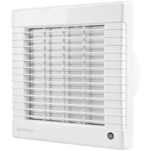 Вентилятор вытяжной бытовой Vents 150 МА с жалюзями белого цвета - фото 1