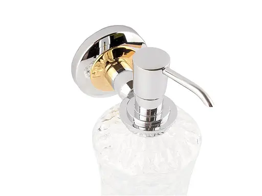 Дозатор для рідкого мила Kugu Maximus 614C&G, Золотий - фото 2