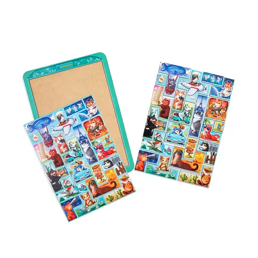 Деревянный сортер "Тетрис большой - Котики" Ubumblebees (ПСД125) PSD125 - фото 3