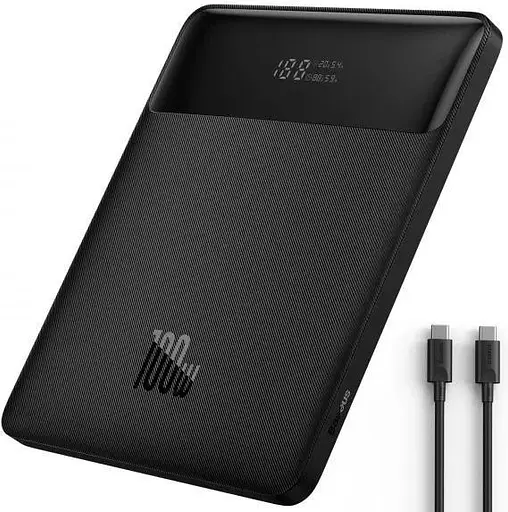 Зовнішній акумулятор Baseus Blade High Power Digital Display 20000mAh 100W PPBLD100-S чорний - фото 3