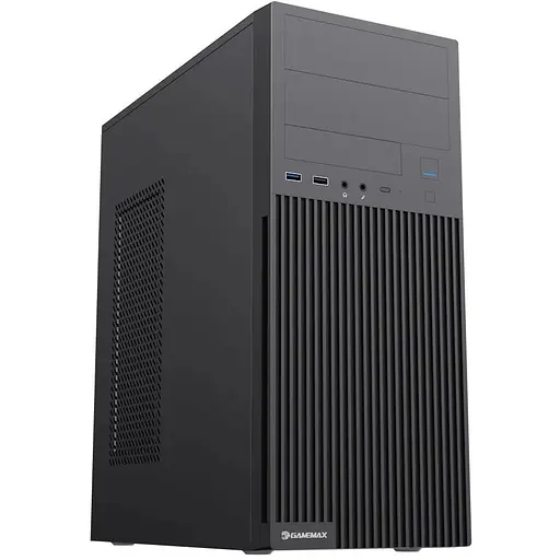 Корпус GameMax ET215, чорний, без БЖ, Midi Tower, ATX / Micro ATX / Mini ITX, 1хType-C / 2хUSB 3.0, макс. CPU - 145 мм / VGA - 310 - фото 1