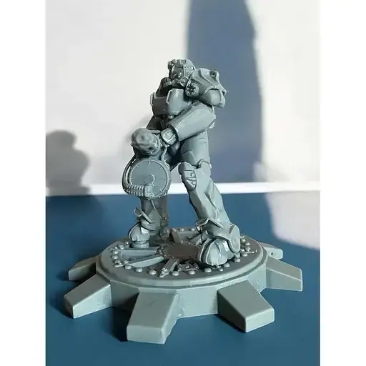 Фигурка Fallout T60 размер 110 мм персонаж из видеоигры коллекционный сувенир геймеру - фото 6