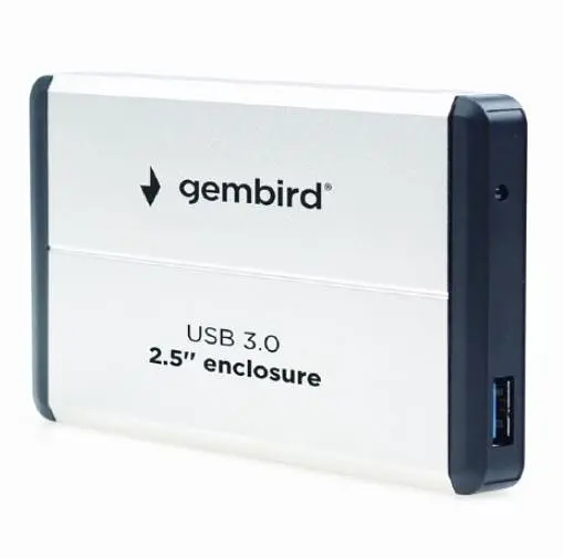 Зовнішня кишеня Gembird для HDD 2.5" USB 3.0 (EE2-U3S-2-S) - фото 1