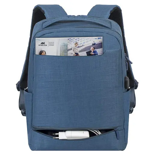Рюкзак для ноутбука Rivacase 17.3" Blue (8365) (8365 (Blue)) - фото 2