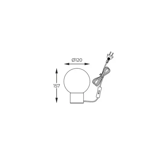 Настольная лампа ARCTURUS T0454-01A-P7FZ Zuma Line - фото 2