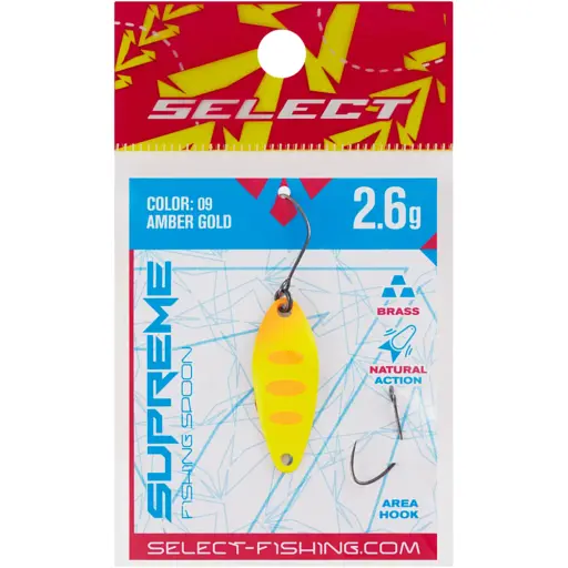 Блесна Select Supreme 2.6g 30mm #09 Amber Gold - фото 2