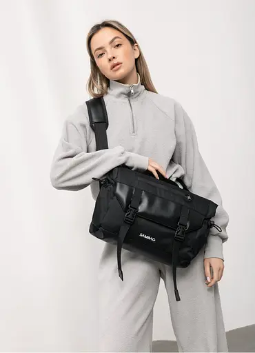 Женская сумка Sambag DART Черная 33 х 24 х 10 см (51311301) - фото 1