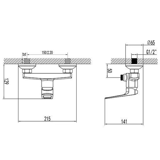 Смеситель для душа Corso BOLSENA CB-1D137C - фото 3