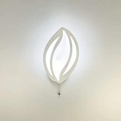 LED бра у формі пелюстки білого кольору Line F Арт. 2325/1 WT - фото 2