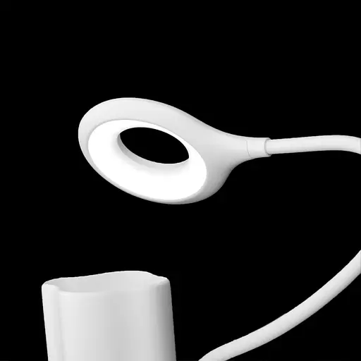 Настольная лампа Brille лед на батарейках с USB на гибкой ножке для офиса для дома невысокая цена SL-88 5W WH - фото 5