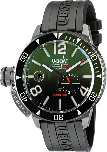 Часы U-Boat Sommerso 46mm Ceramic Green 9520