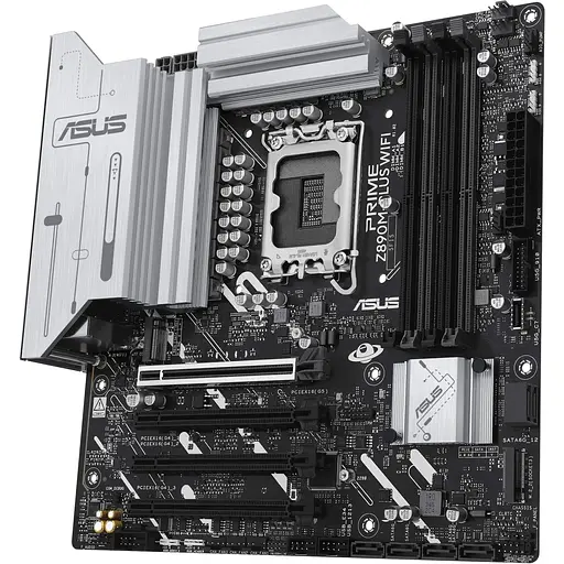 Материнська плата Asus Prime Z890M-PLUS WIFI s1851 Z890 4xDDR5 M.2 HDMI DP Wi-Fi mATX - фото 3