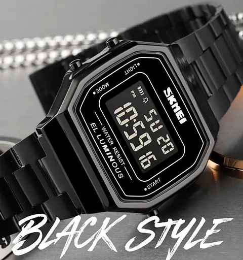 Наручний годинник чоловічий Skmei 1647 Black, 1647BK (17165) - фото 5