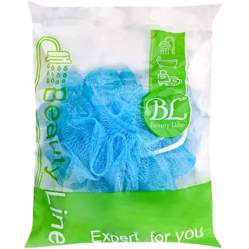 Мочалка банная Beauty Line синтетическая (499399/8810) - фото 1