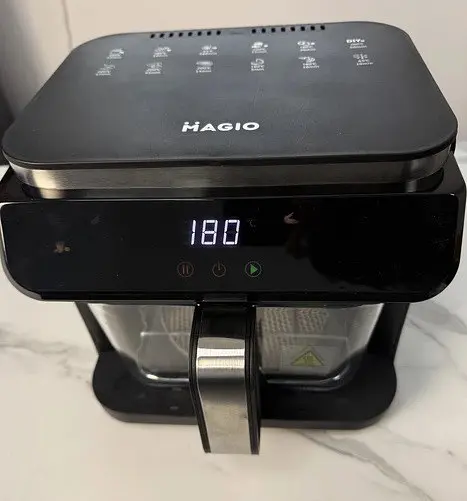 Мультипечь-аэрофритюрница Magio MG-413 со стеклянной чашей 5,33 л 1400 Вт Инновационное приготовление в стекле - фото 6
