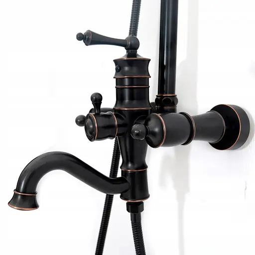 Душова система Rea Vintage чорний REA-P2367, Чорний - фото 7