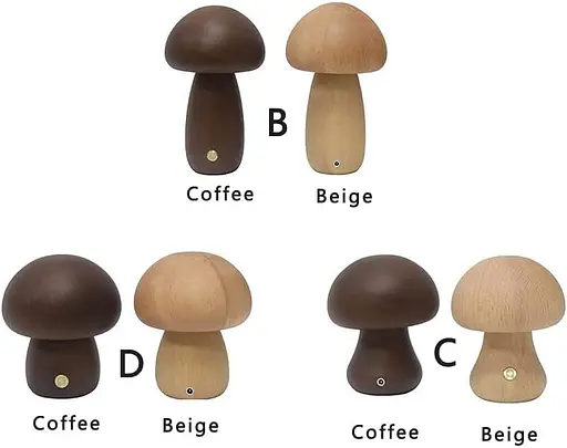 USB-лампа у формі гриба, нічник, багатобарвний нічник, навколишнє освітлення, світильники для ліжка, настільні лампи для спальні, - фото 4