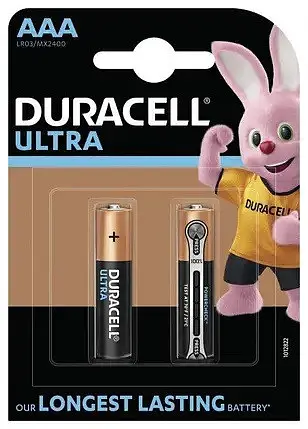 Батарейка Duracell LR03 KPD 02*10 Ultra упаковка из 2 штук - фото 2