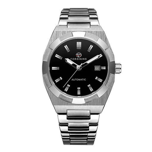 Forsining 8264 Silver-Black