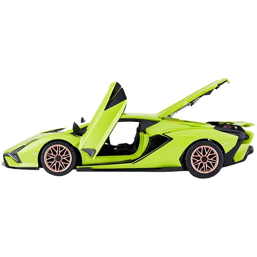 Машинка-конструктор Rastar Lamborghini Sian 1:18. Зеленый - фото 2