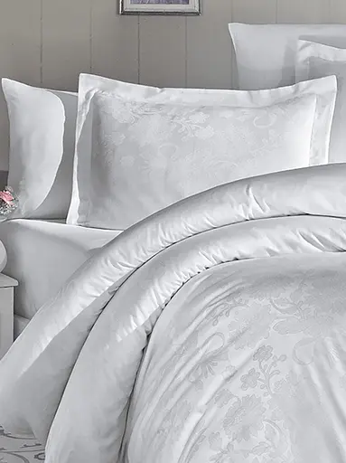 Постільна білизна Herra White Жаккард First Choice pbe0051021 - фото 2