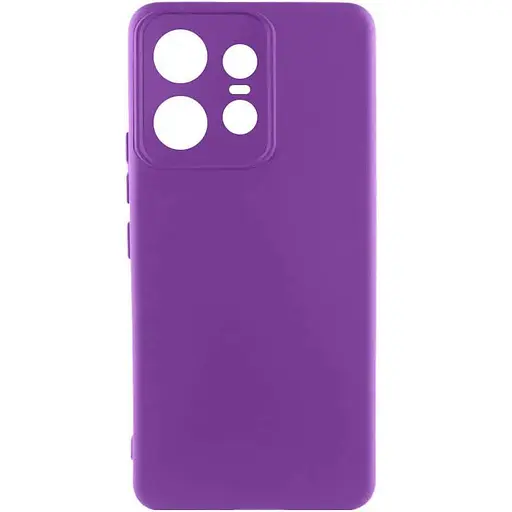 Чехол Silicone Cover Lakshmi Full Camera (AA) для Motorola Edge 50 Pro Фиолетовый / Purple