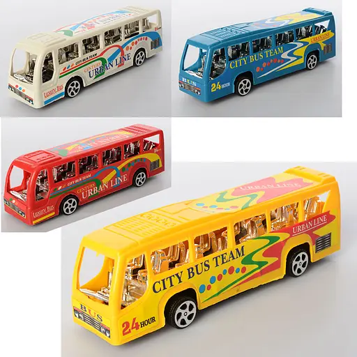 Автобус инерционный, 15 см (В ассортименте) - фото 2