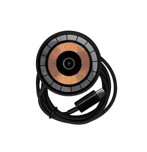 Беспроводное магнитное зарядное устройство XON AirCharge MagLink M1 (15W) USB Type-C (AM1CW 5955) Черный - фото 1