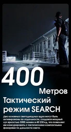 Надпотужний міні ліхтар Nitecore EDC29 USB-C OLED дисплей 6500лм 400м (7 режимів) - фото 9