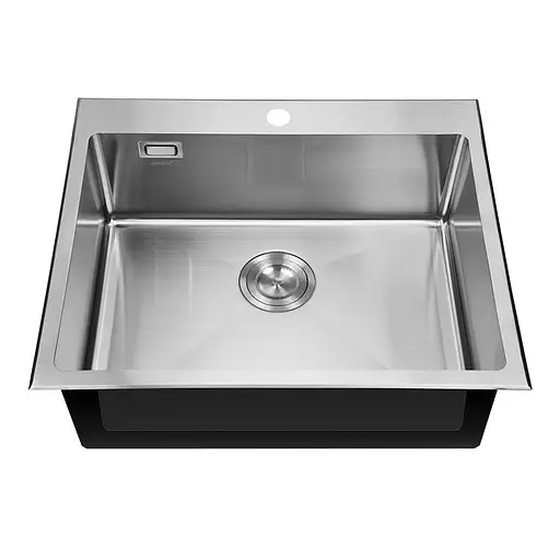 Кухонная мойка Mixxus MX6050-200x1.0 satin MX0660, Нержавеющая сталь - фото 1