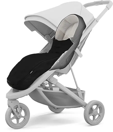 Теплий конверт-накидка Thule Stroller Footmuff Black (TH 11200320) - фото 3