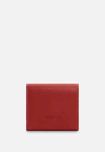 Кожаный кошелек 2.2 красный - фото 7