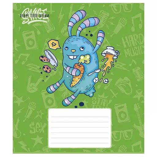 Зошит учнівський "Your dream" 018-3269L-1 у лінію, 18 аркушів