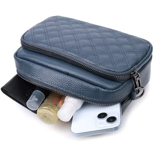 Кожаная женская сумка Vintage 21х15х7 см sum0026584 - фото 10