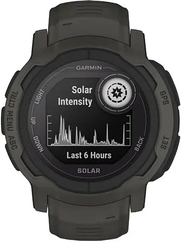 Смарт-годинник Garmin Instinct Crossover Solar Graphite (010-02730-11/01) - фото 2