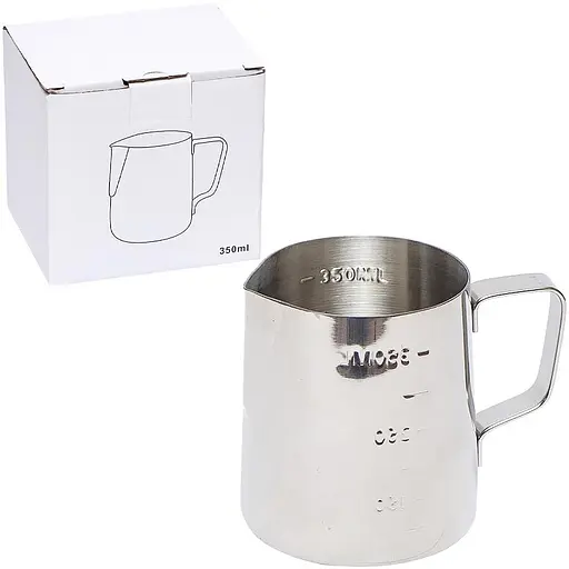 Питчер для молока, молочник металлический LHB-350ML - фото 2